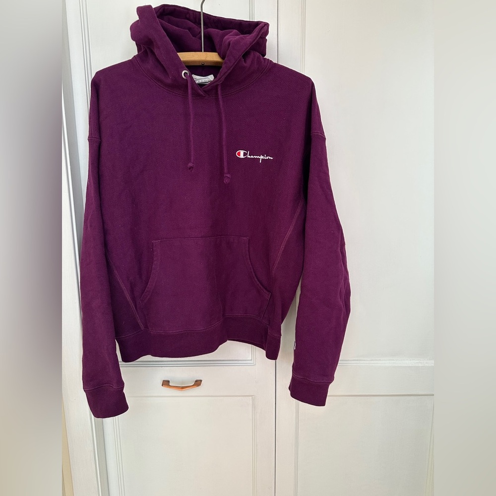 Vintage Champion Purple Hoodie